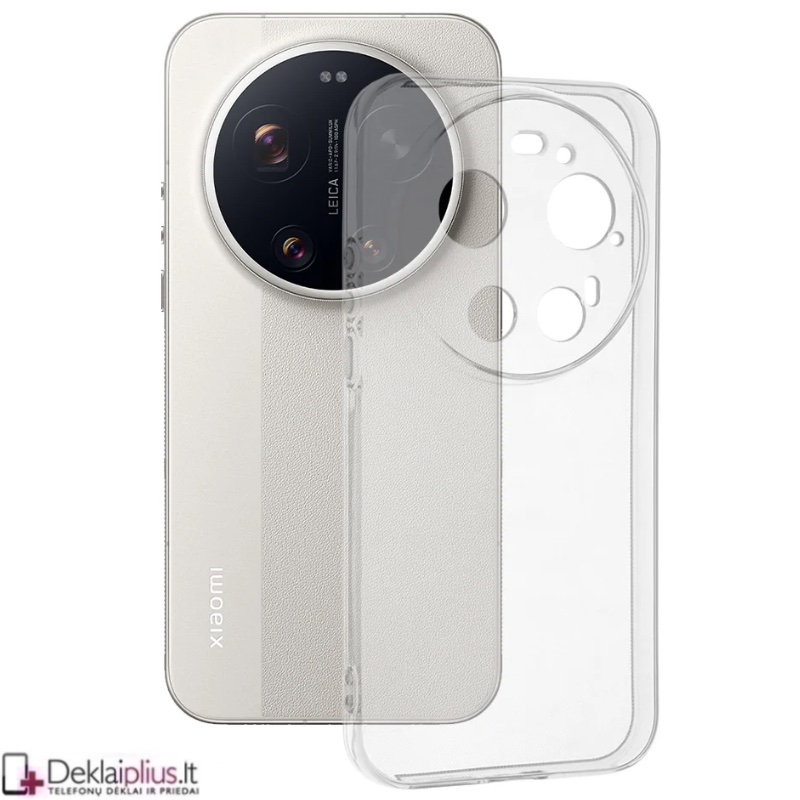 Silikoninis ploniausias,lengviausias dėklas - permatomas (Xiaomi 17 Ultra) Silikoninis ploniausias,lengviausias dėklas - permatomas (Xiaomi 17 Ultra)